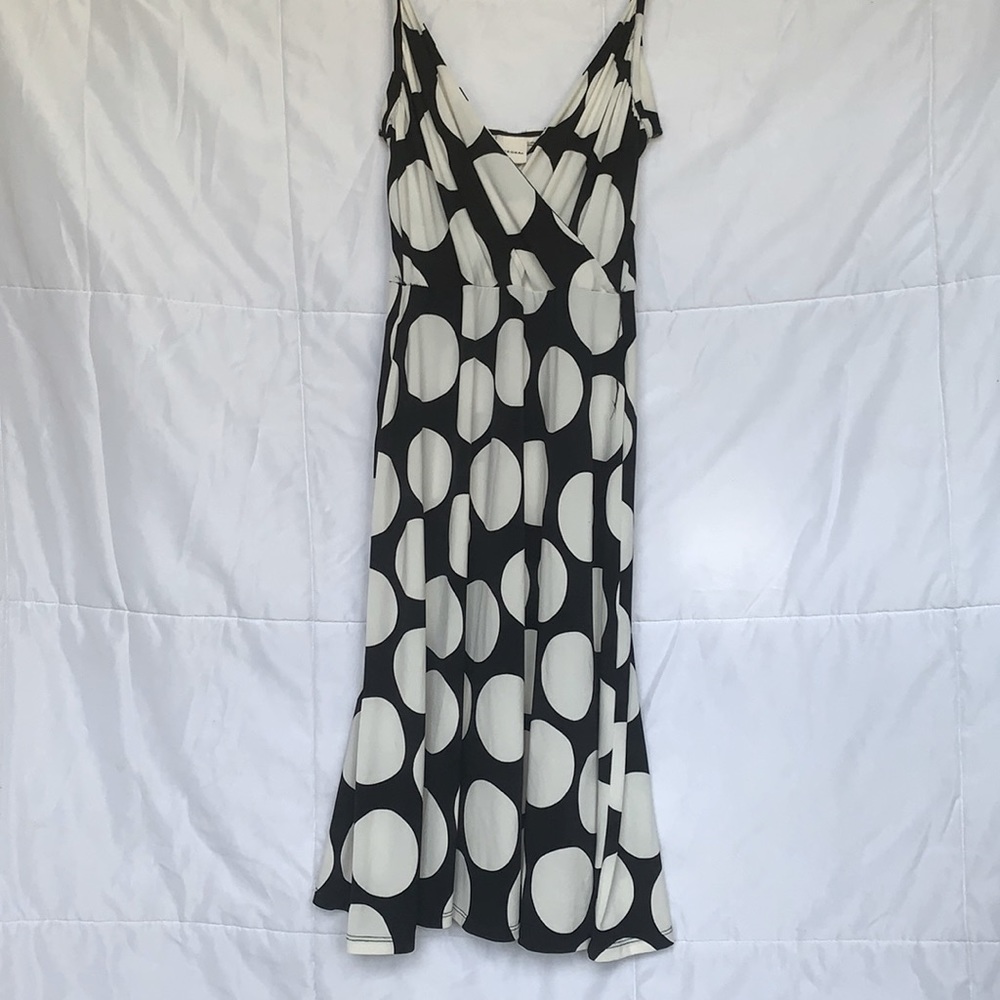 Merona Black and Cream Polka Dot Dress